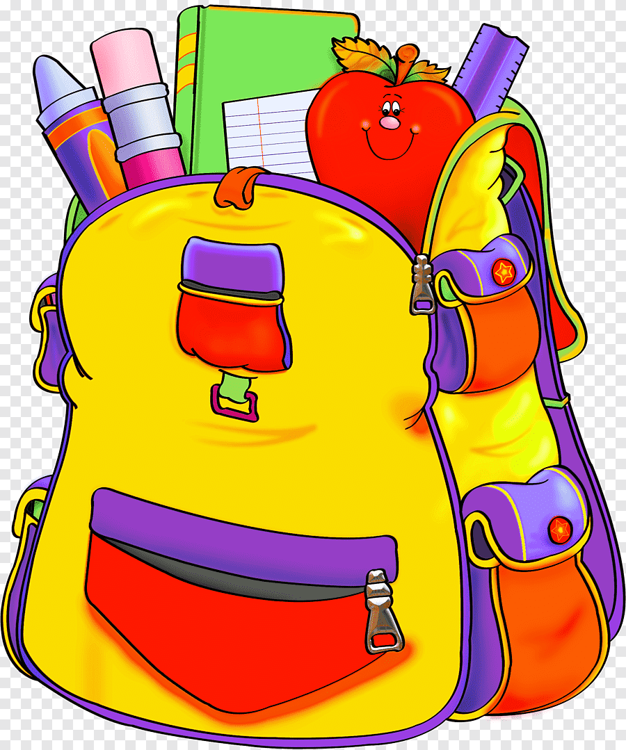 Рюкзак со школьными принадлежностями