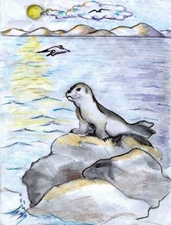 Рисунок Байкала легкий