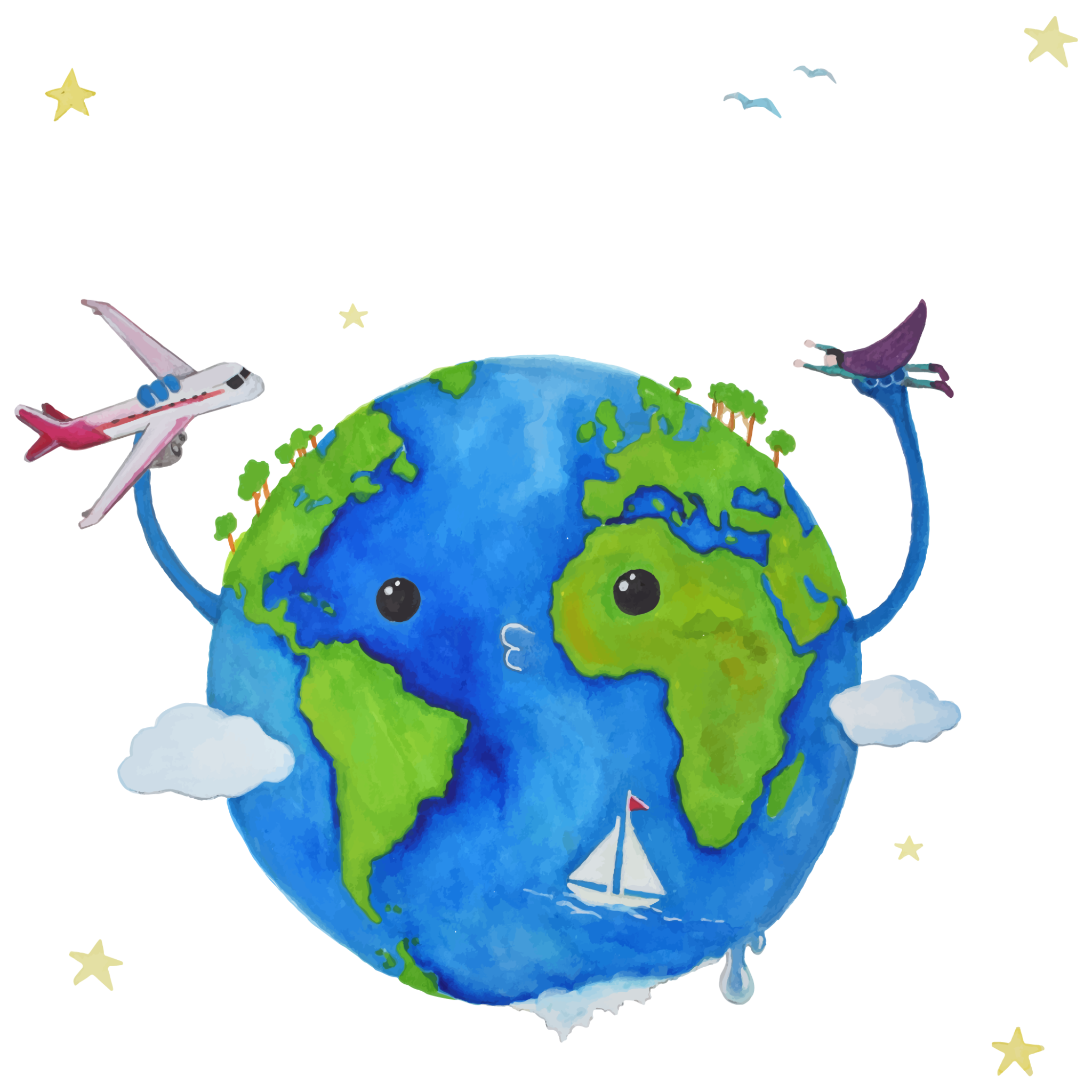 Планета земля для детей 3 4. Земной шар рисунок. Земля мультяшная. Планета земля мультяшная. Нарисовать земной шар.