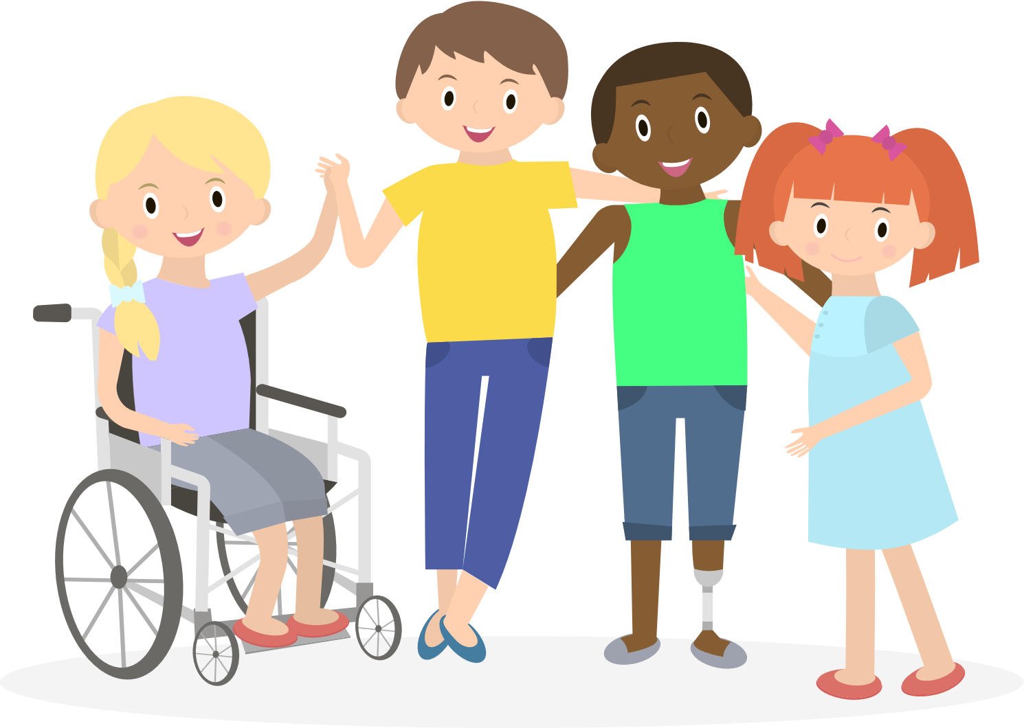 Иллюстрации людей инвалидов для детей