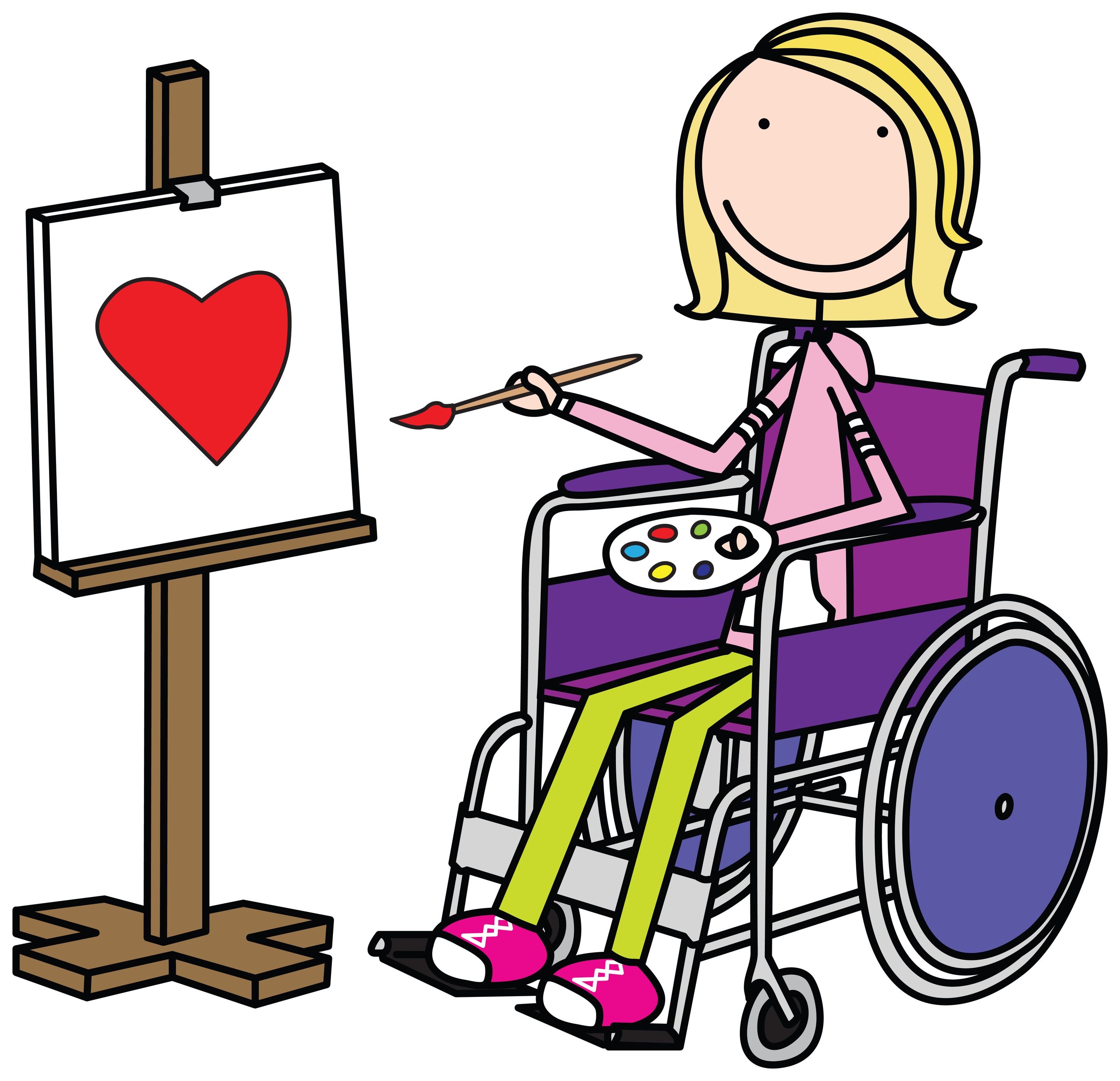 Дети инвалиды рисуют