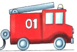 Пожарная машина рисунок