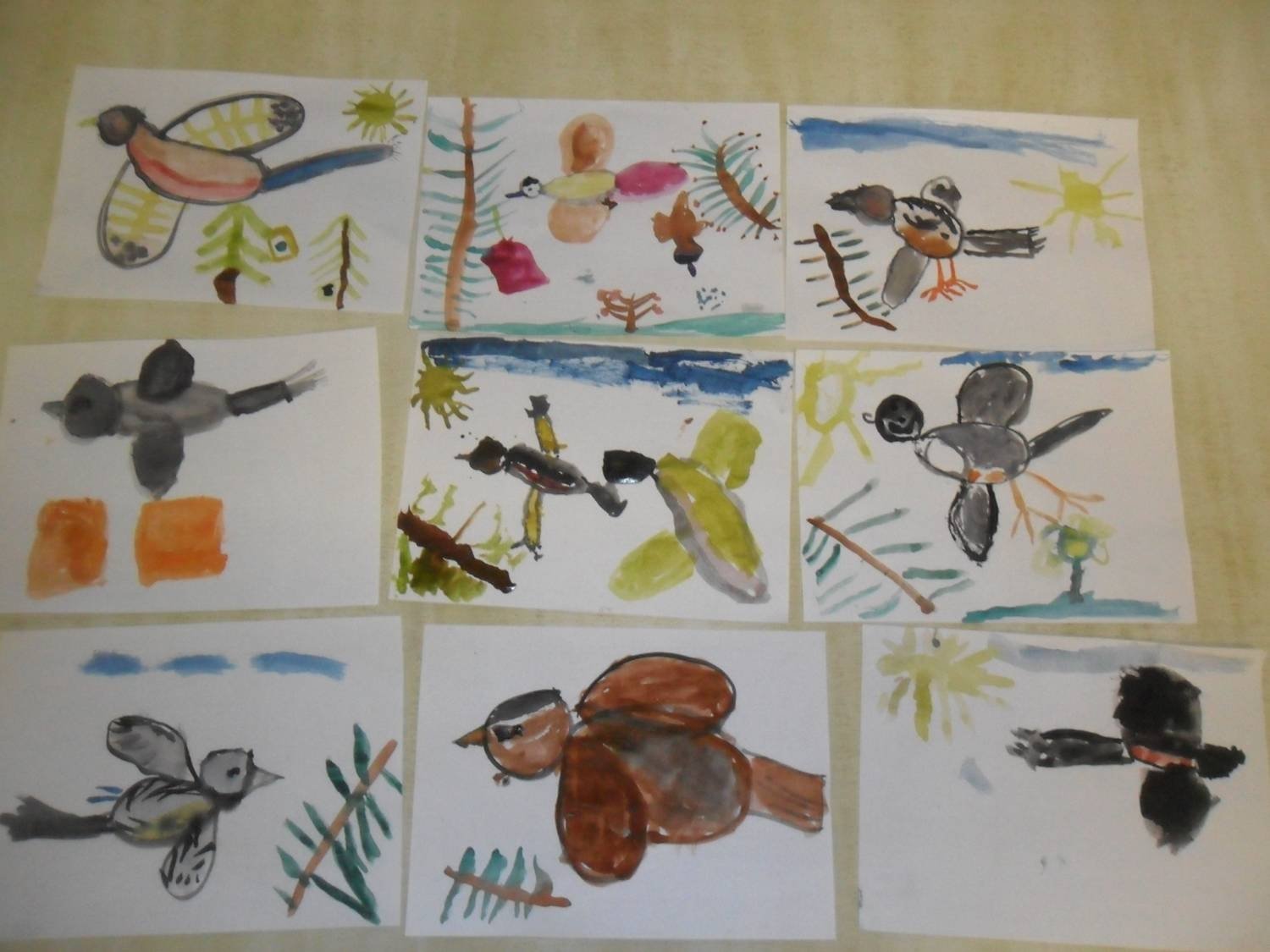 Рисование в подготовительной группе на тему перелетные птицы