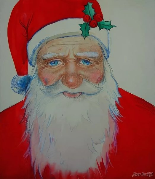 Дед мороз 4 класс. Портрет Деда Мороза. Нарисовать портрет Деда Мороза. Глаза Деда Мороза. Портрет Деда.