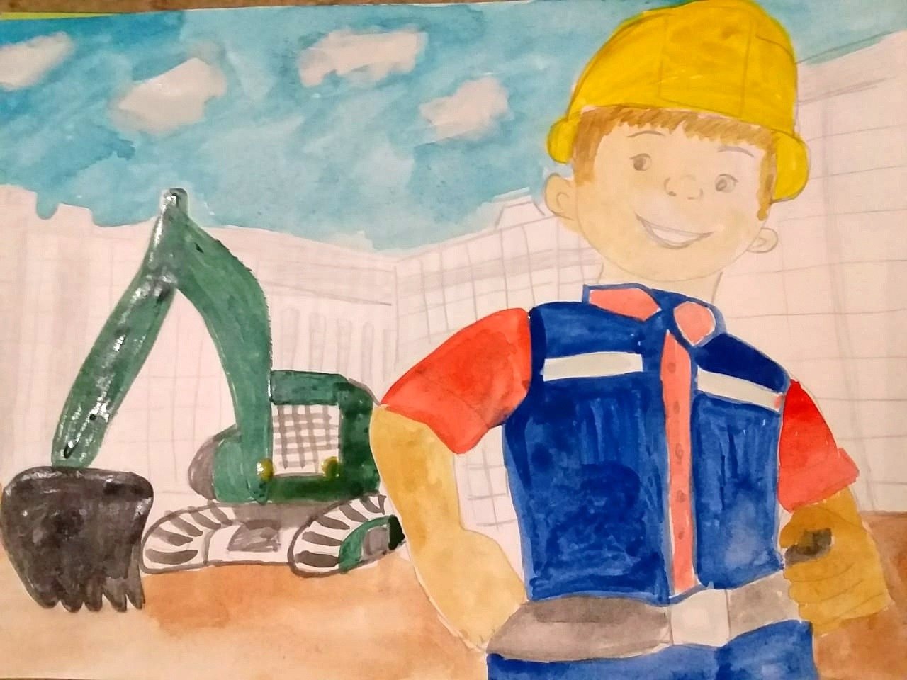 Рисунок ко Дню металлурга детские
