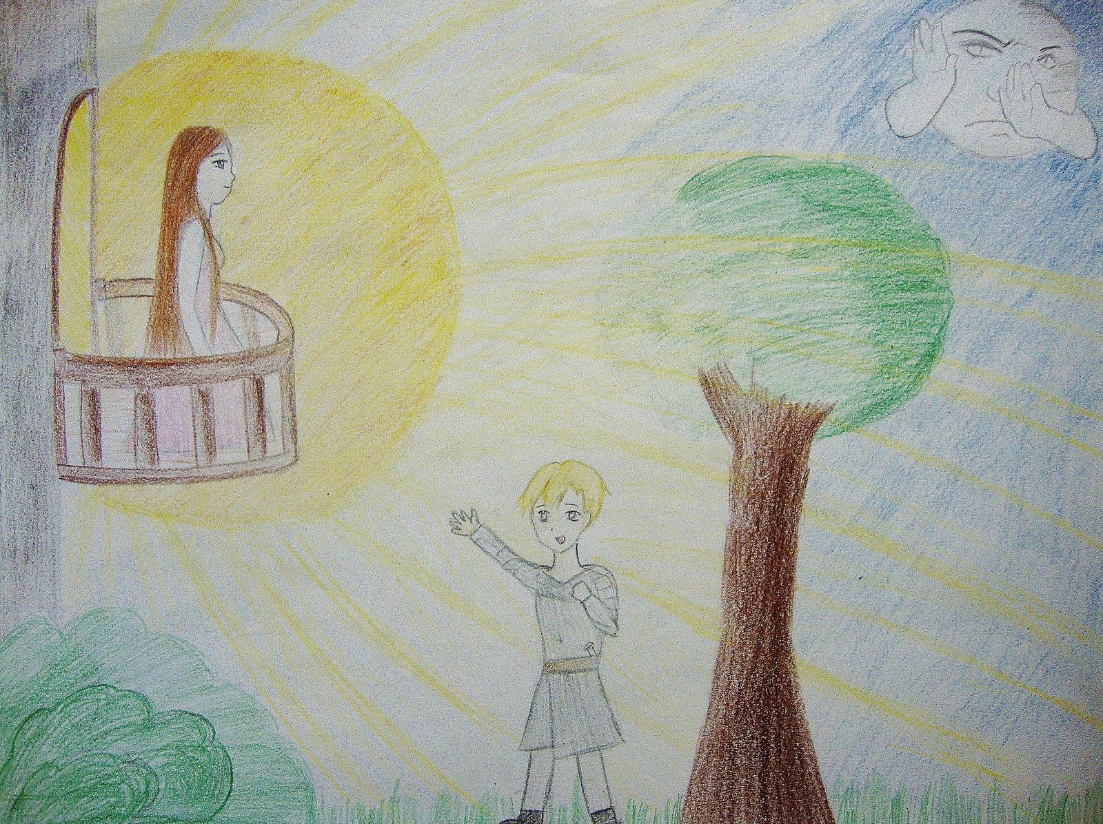 Ромэо и Джульетта рисунок для детей