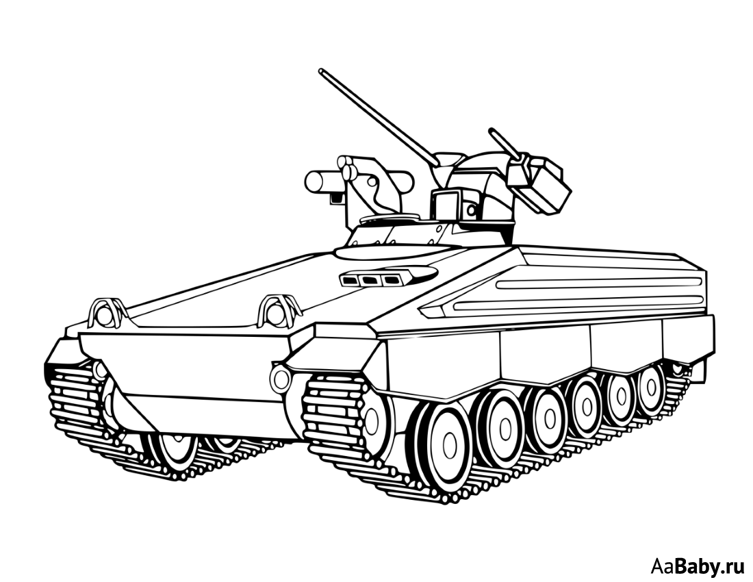 Раскраски танки БТР