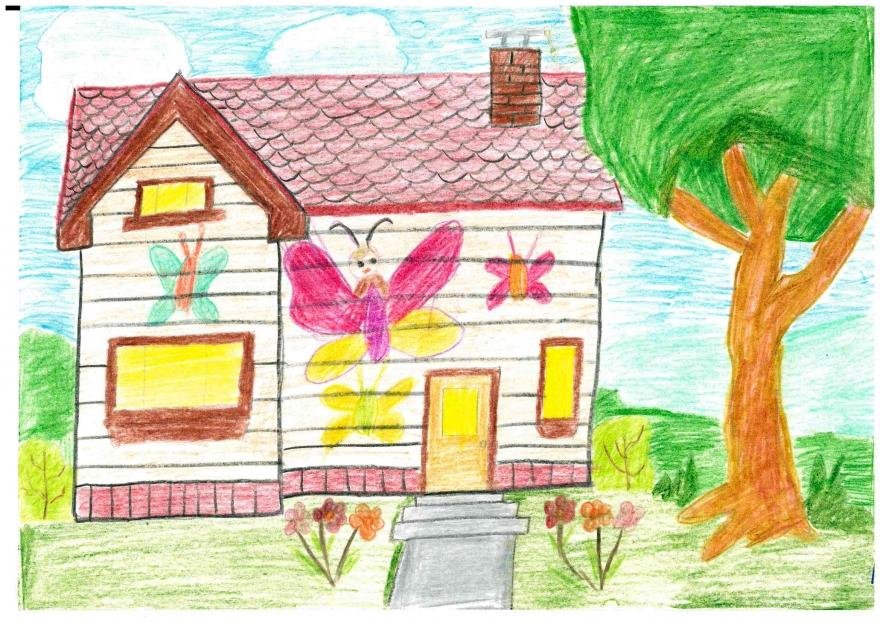 Дом рисунки детей