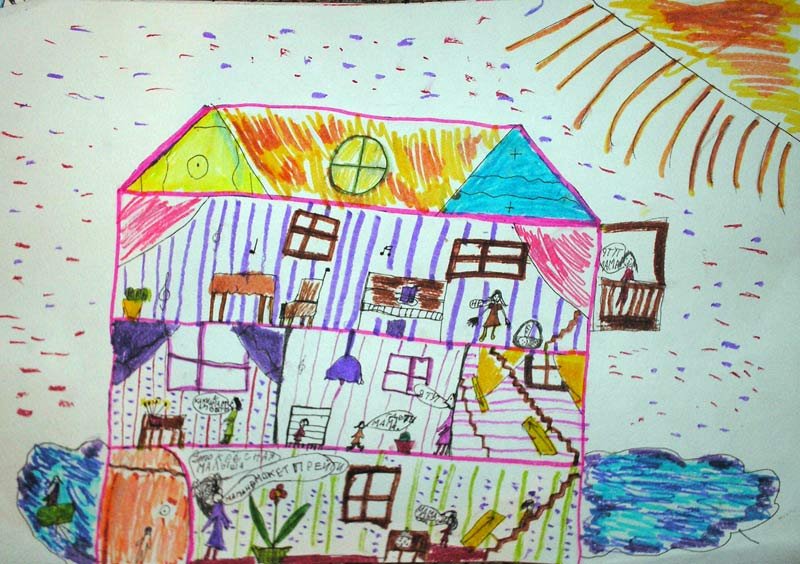Дом мечты рисунок 2 класс