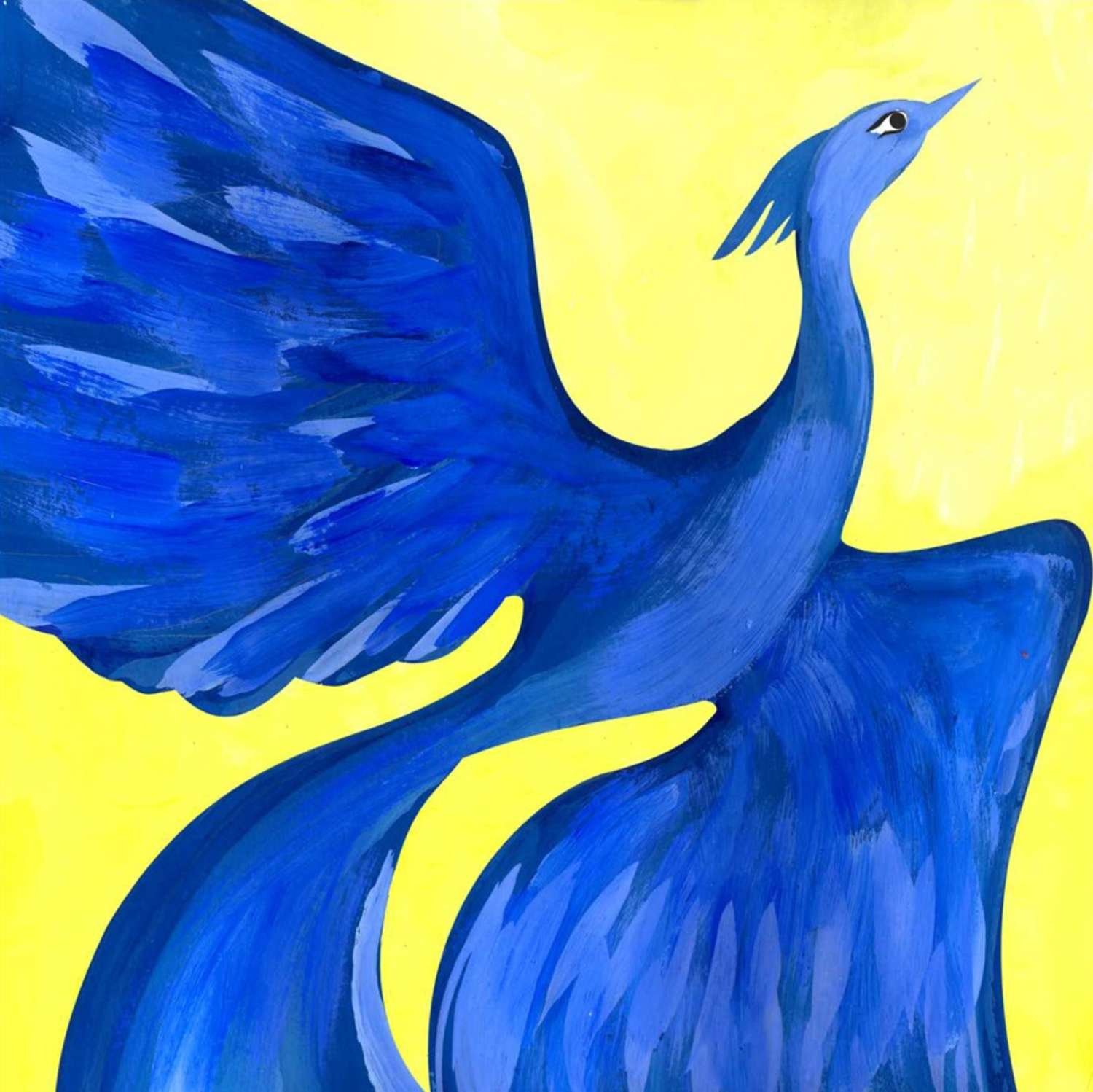Птица синяя птица из сказки Метерлинка синяя птица