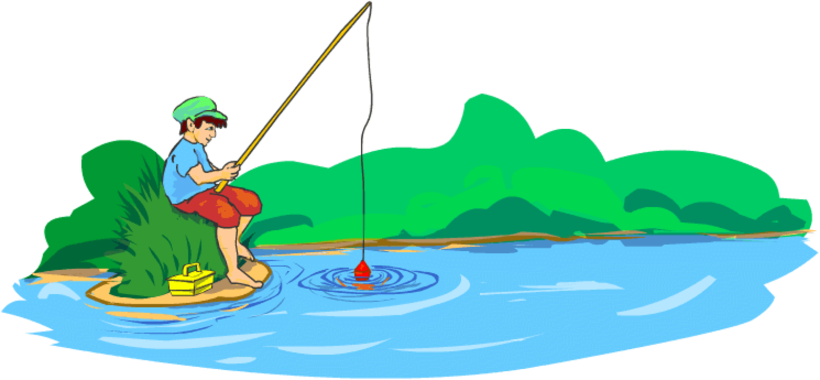Рыбалка иллюстрация. Дети на рыбалке. Рыбак на прозрачном фоне. Рыбак ловит рыбу. Про рыбалку для детей