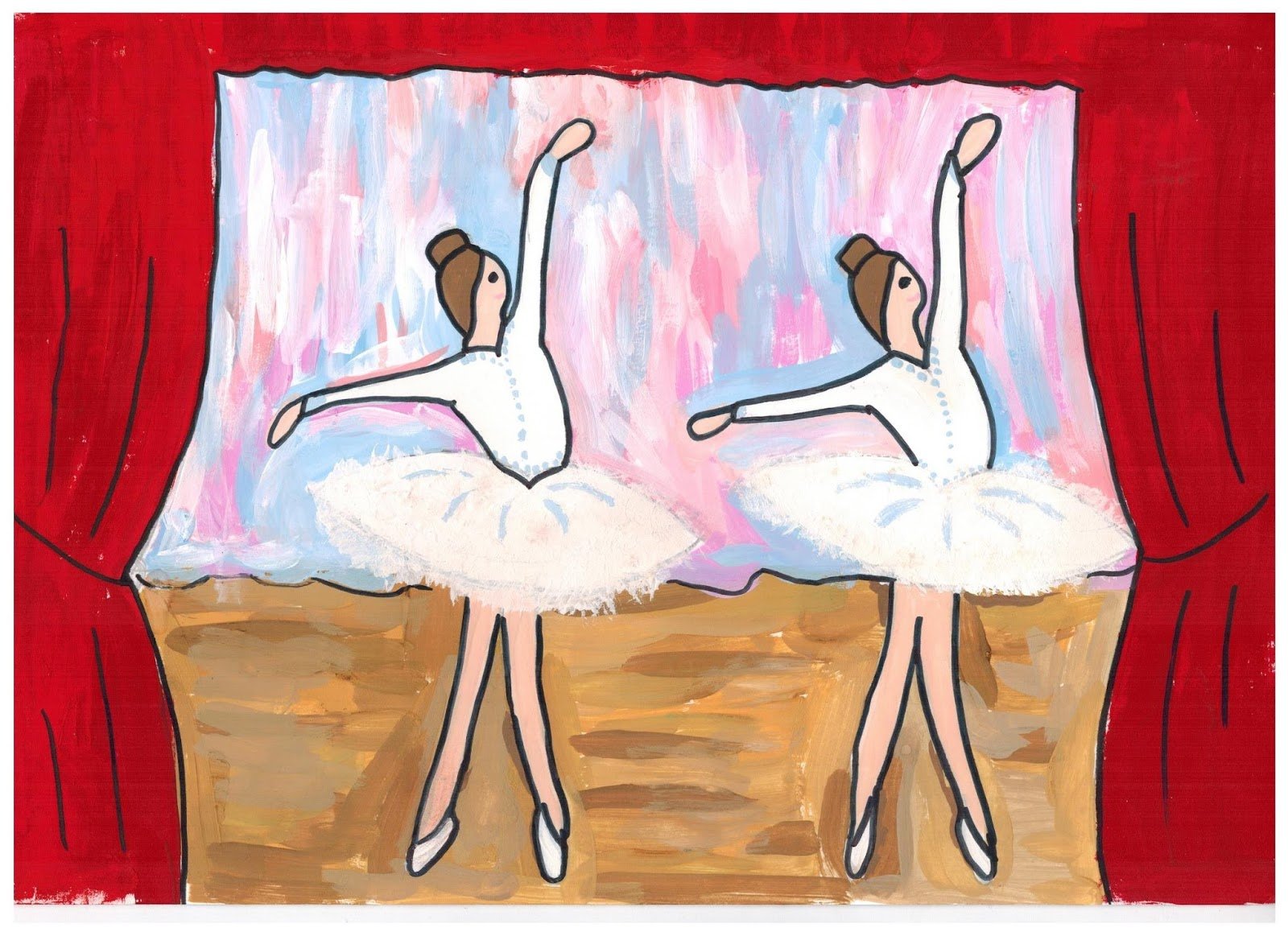 Иллюстрация к балету Лебединое озеро 2 класс