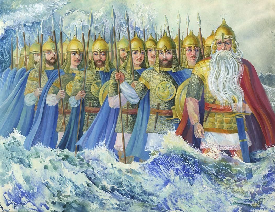 Тридцать три богатыря и с ними дядька Черномор