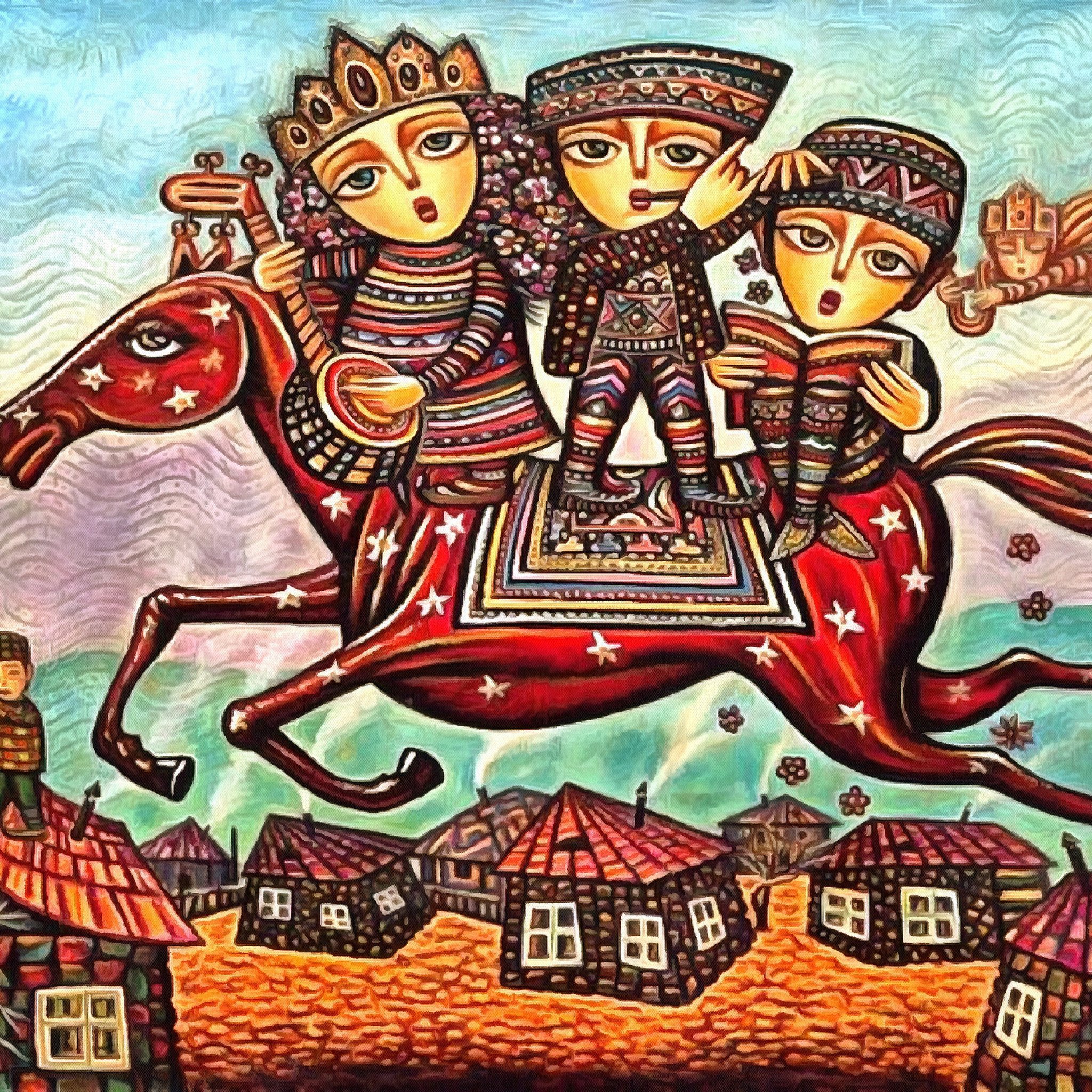 Сказки народов россии детские рисунки