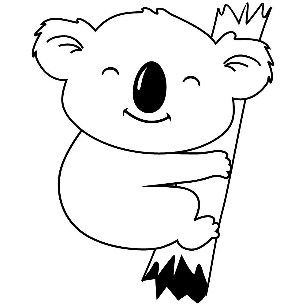 Детская коала. Коала рисунок. Разукрашка для детей коала. Раскраска Куала. Коала картинка раскраска.