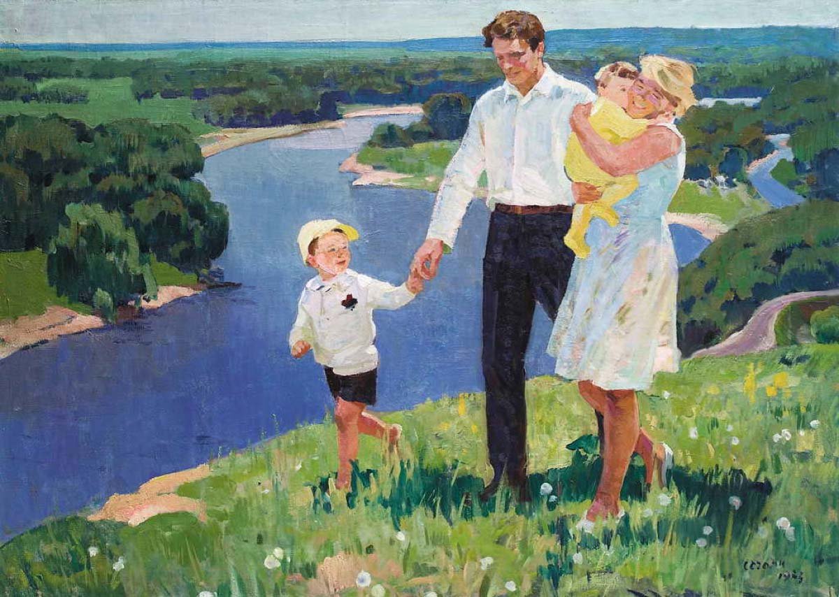 Детство семья СССР картины художников