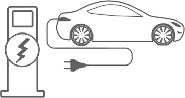 Автомобили электрические раскраска