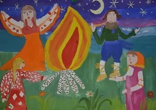 Праздник Ивана Купалы рисунок детский