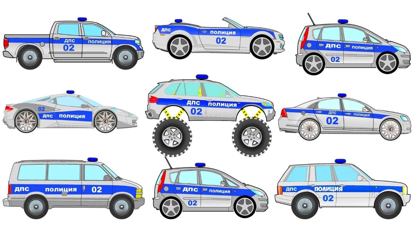 Как рисовать полицейскую машину