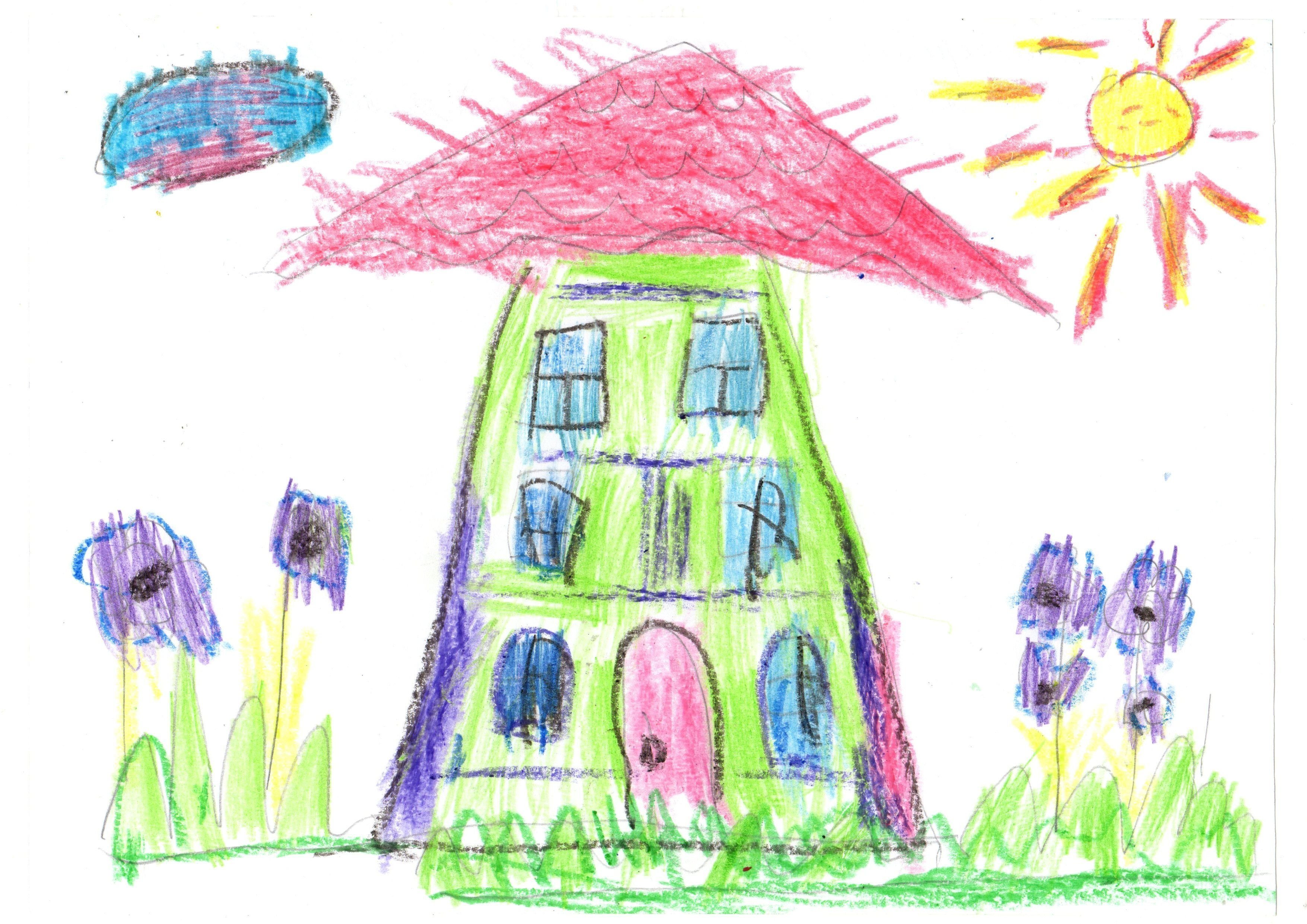 Рисунки детей дом моей мечты
