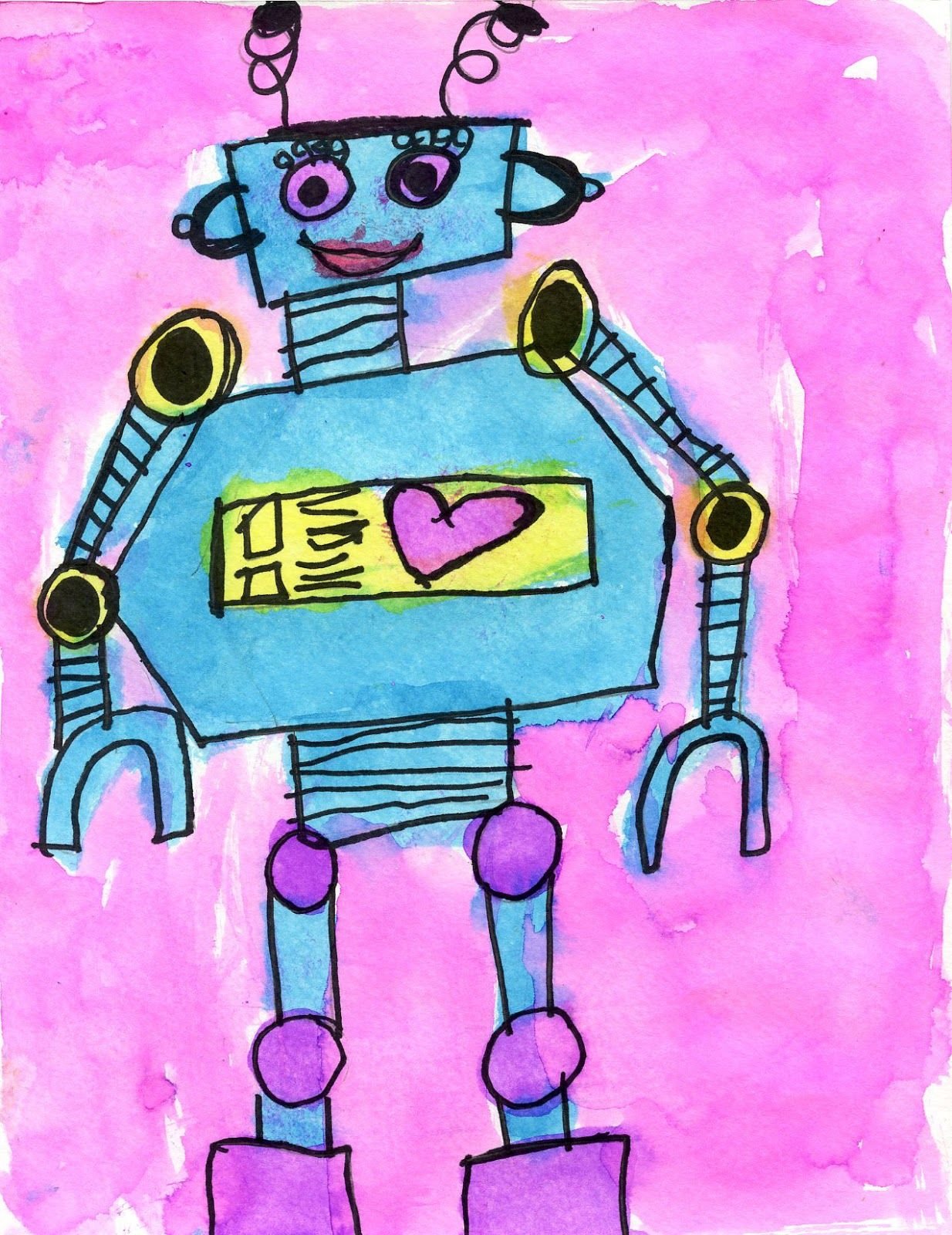 Роботы для рисования детям