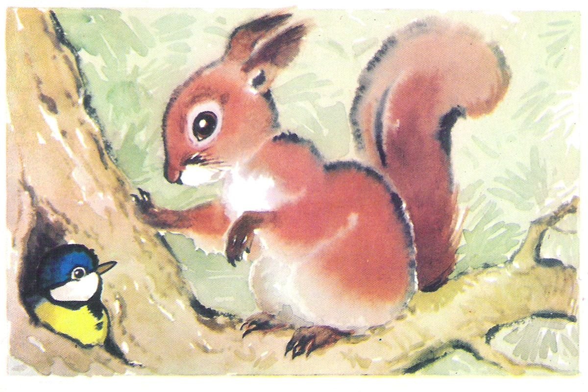 Советские иллюстрации животные
