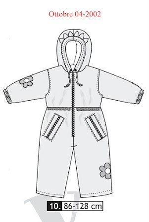Оттобре комбинезон выкройка