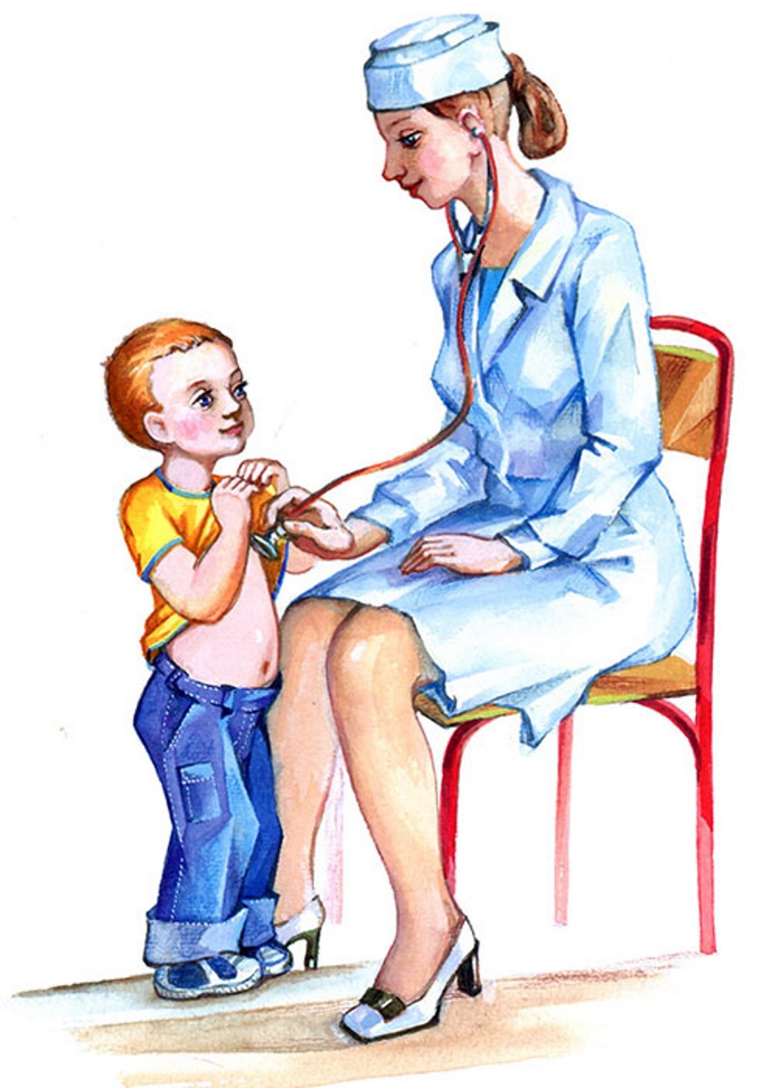 Детский рисунок профессия врач