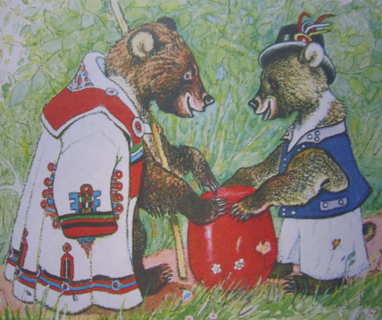 Сказочный медведь рисунок