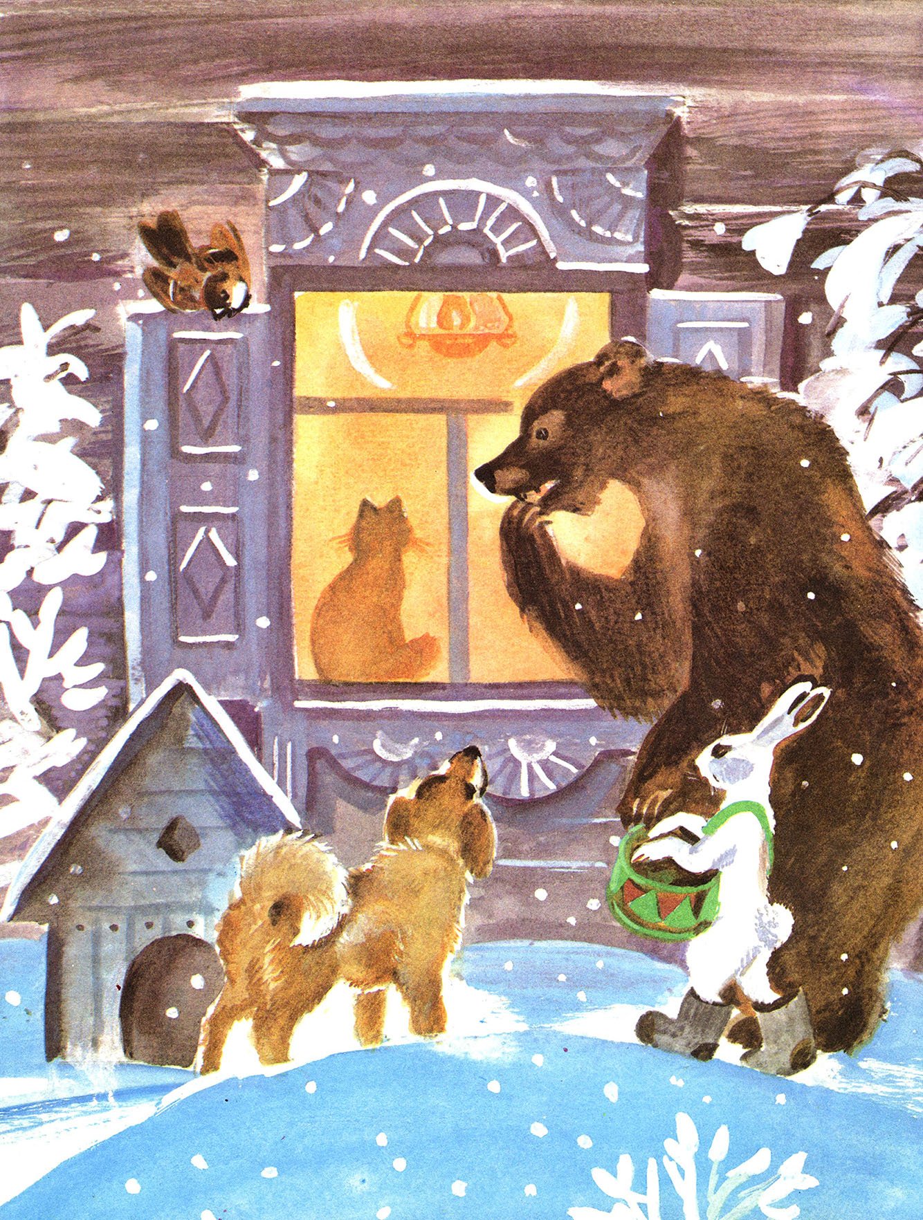 Детские иллюстрации к Аленушкиным сказкам Мамина-Сибиряка