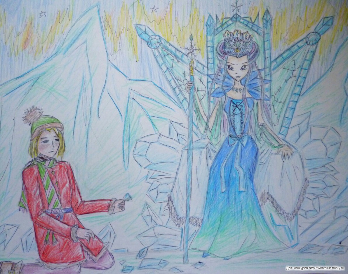 Иллюстрация к снежной королеве 5 класс. Снежная Королева рисунок. Снежная Королева детские рисунки. Снежная Королева рисунок карандашом. Ринок снежной королевы.