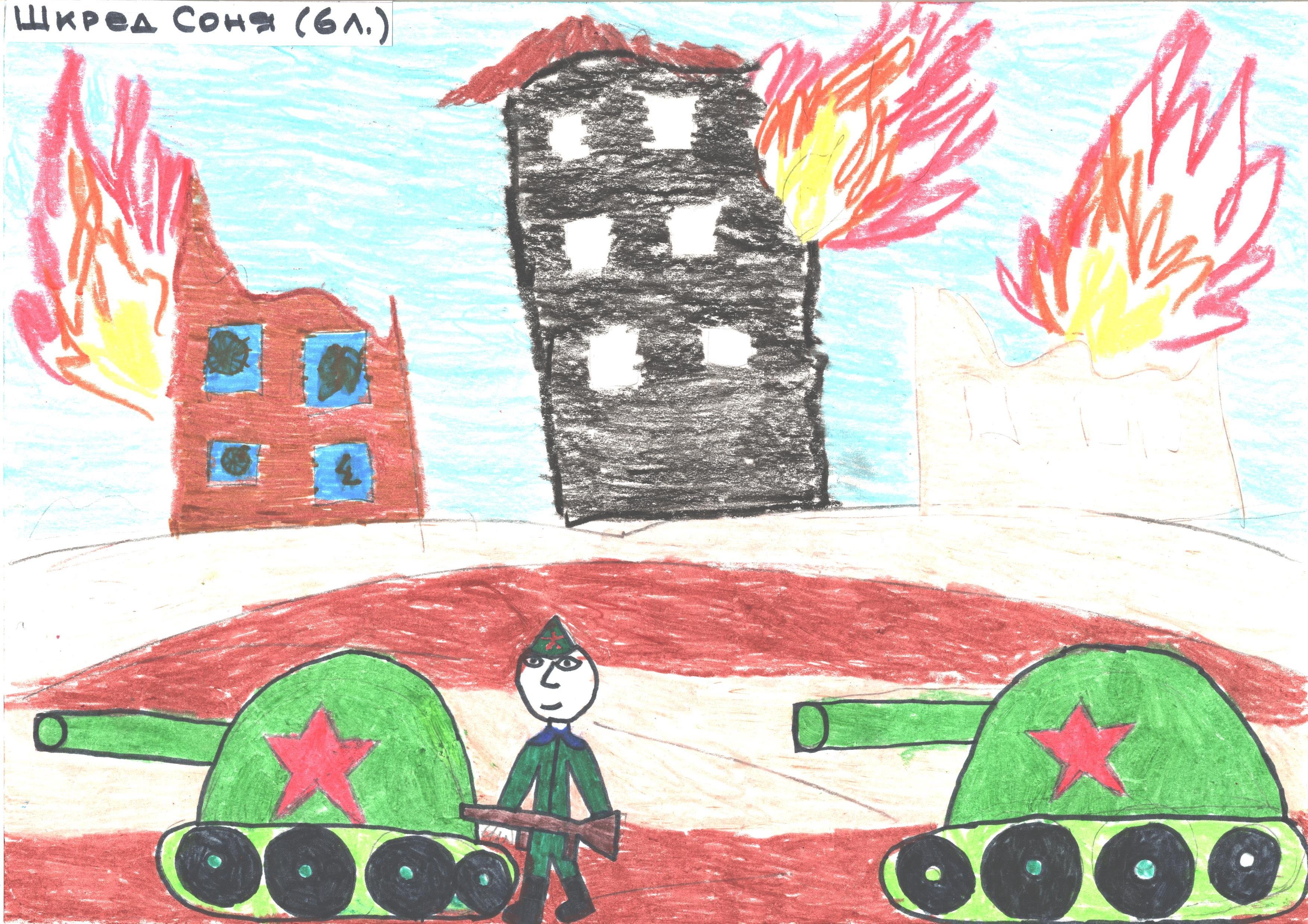 Детские рисунки война глазами детей