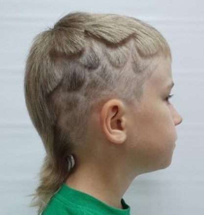 Детские стрижки с паутиной