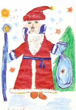 Голова Деда Мороза