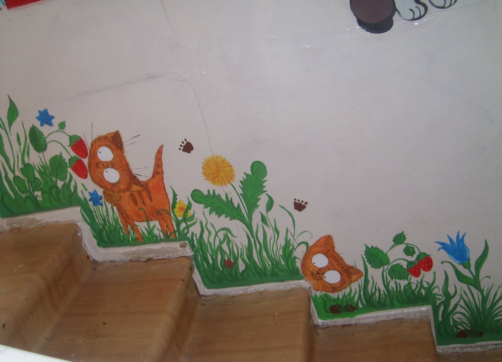 Рисуем на стенах в детском саду
