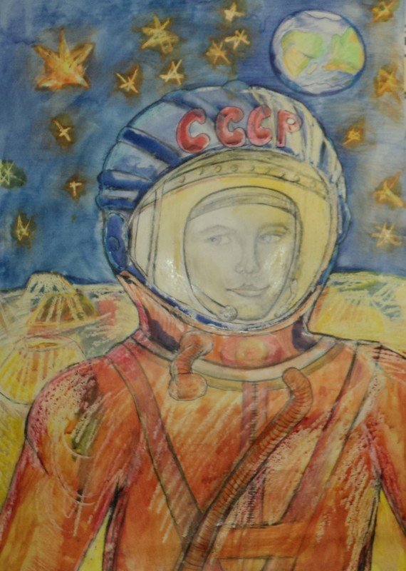 Рисунок ко дню гагарина. Конкурс рисунков космос. Портрет Юрия Гагарина детский. Рисунок Гагарина. Рисование полет Гагарина.
