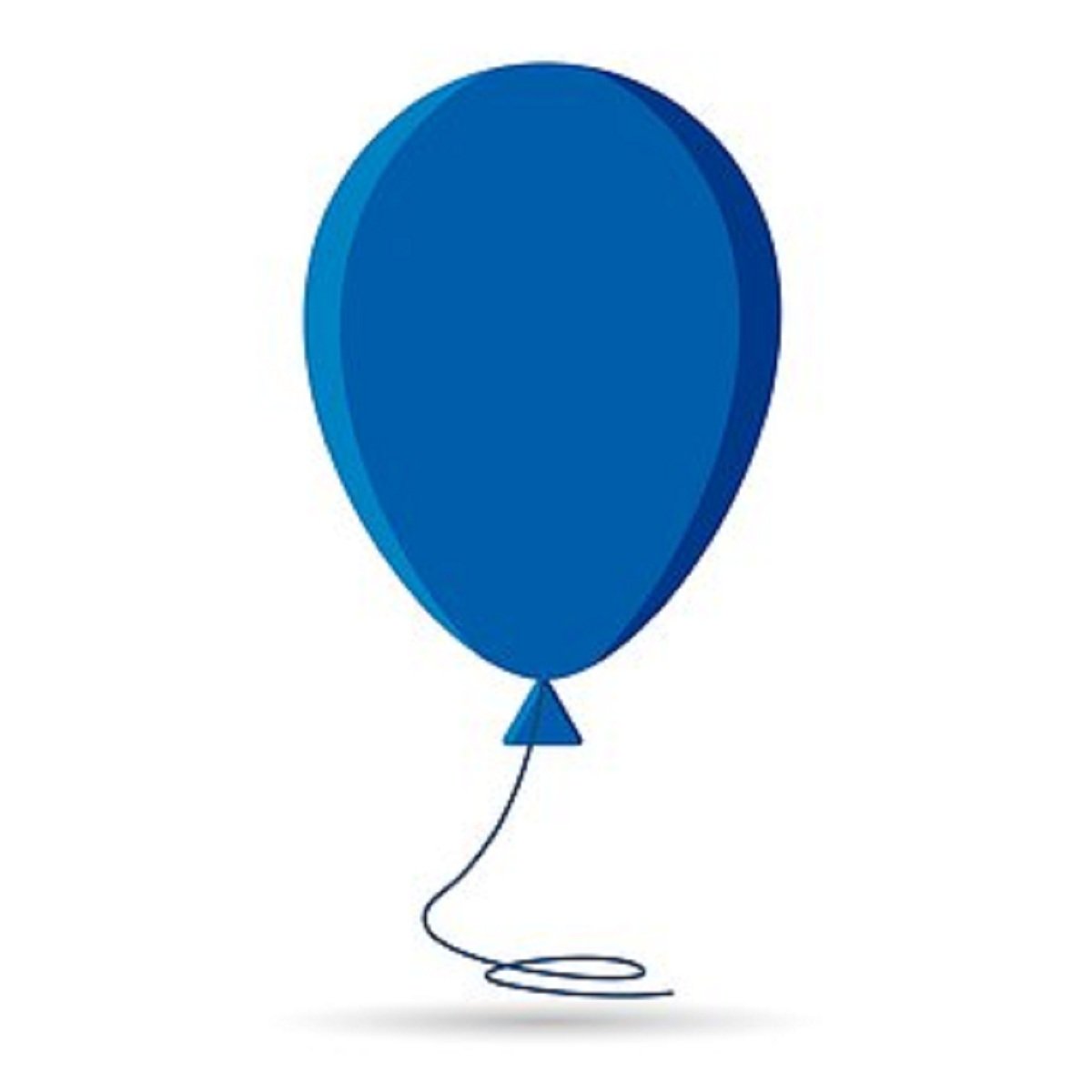 Синий воздушный шар