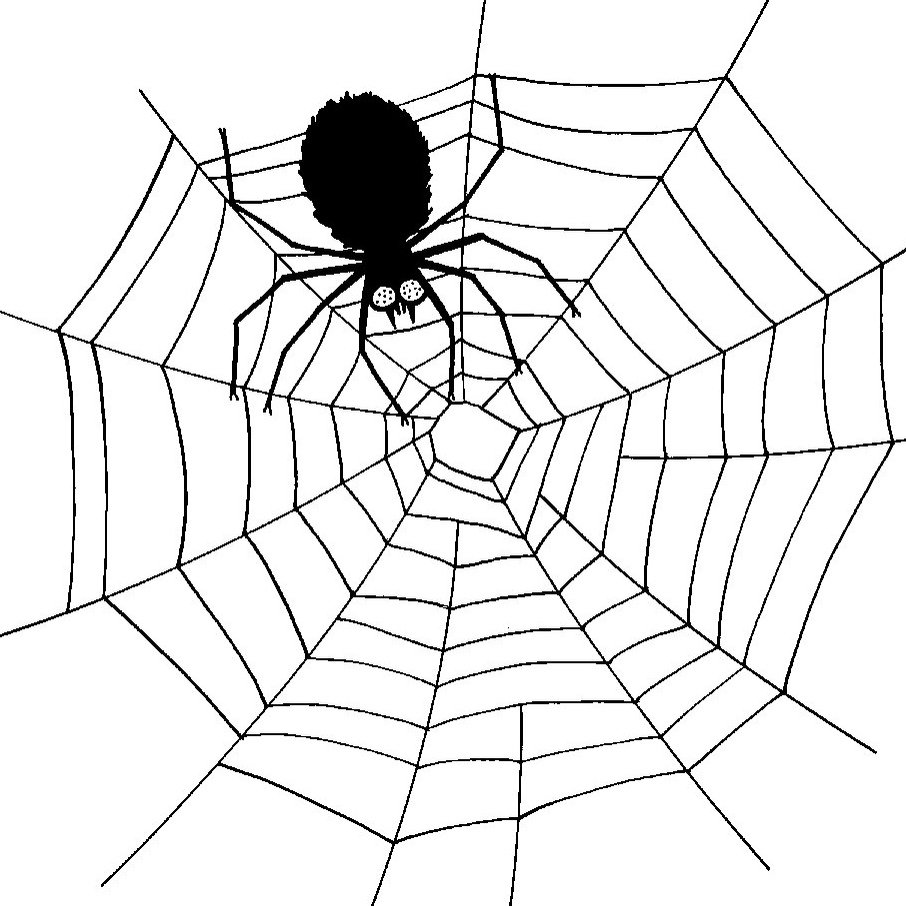Как красиво нарисовать паутину - 96 фото