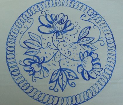 Виды декоративной росписи Гжель