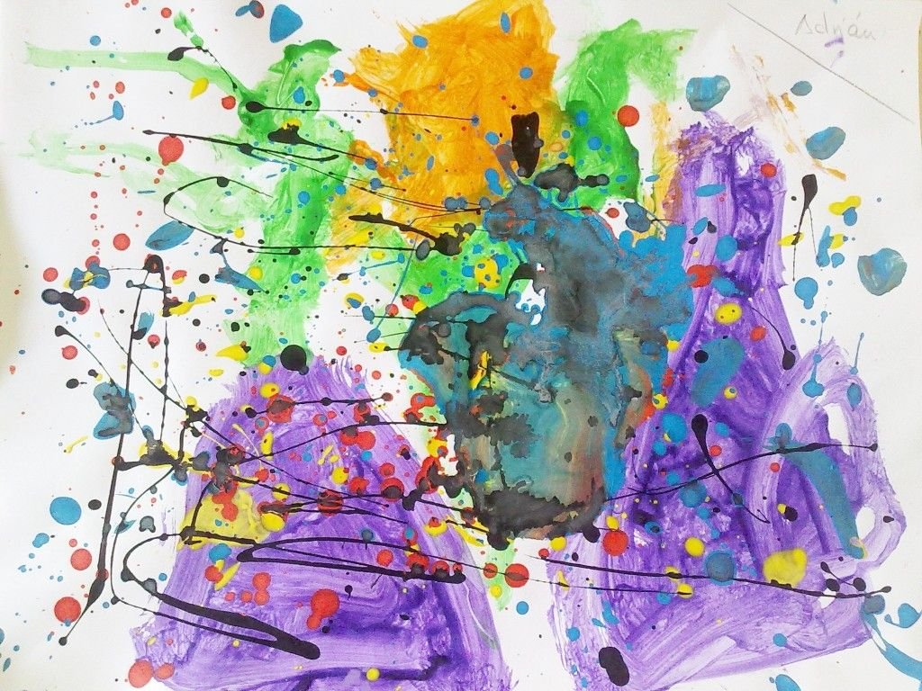 Какое настроение картины. Абстрактная живопись для детей. Абстракционизм для детей. Абстрактное рисование для дошкольников. Абстрактное искусство для детей.