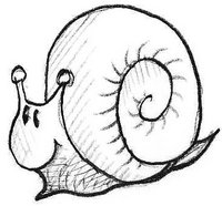 Улитка для срисовки