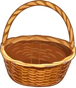 Корзинка нарисованная
