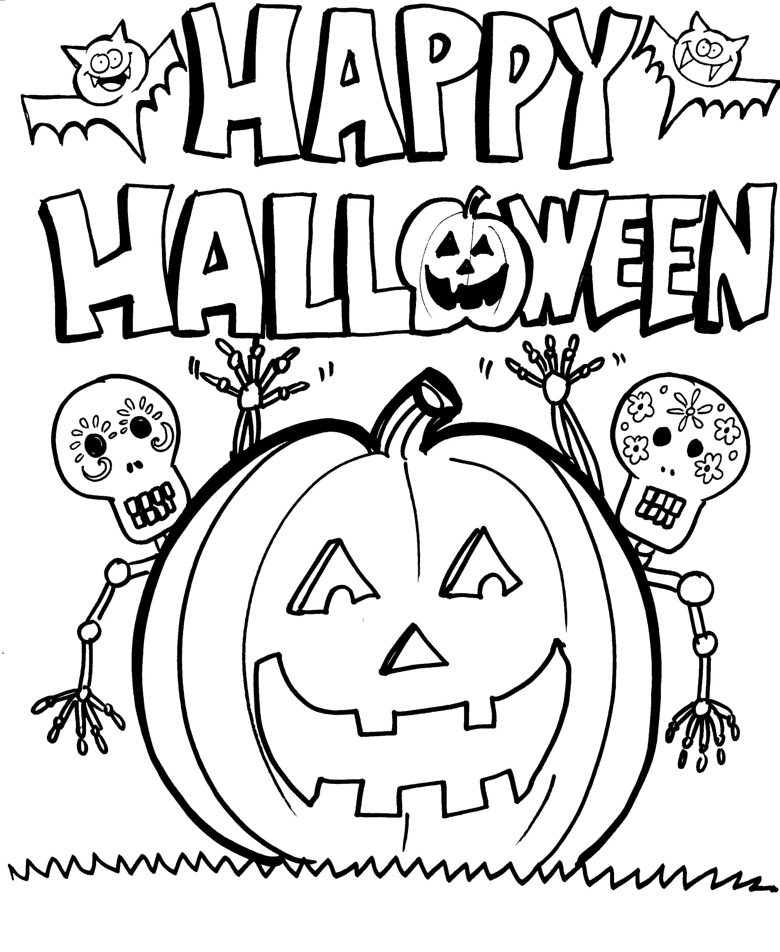 Рисунки к Хэллоуину для детей