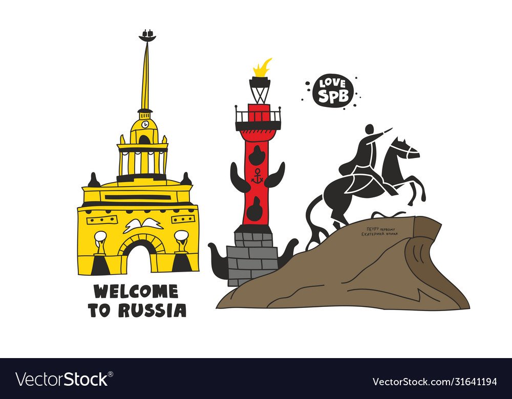 Ростральные колонны санкт петербург рисунок детский
