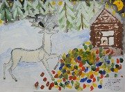 Иллюстрация к сказке серебряное копытце рисунок