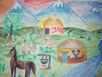 Рисунок мой Казахстан