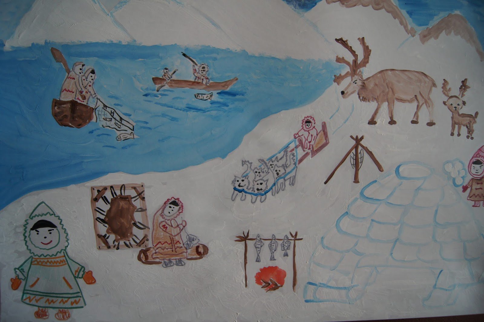 Рисунок Чукотка для детей