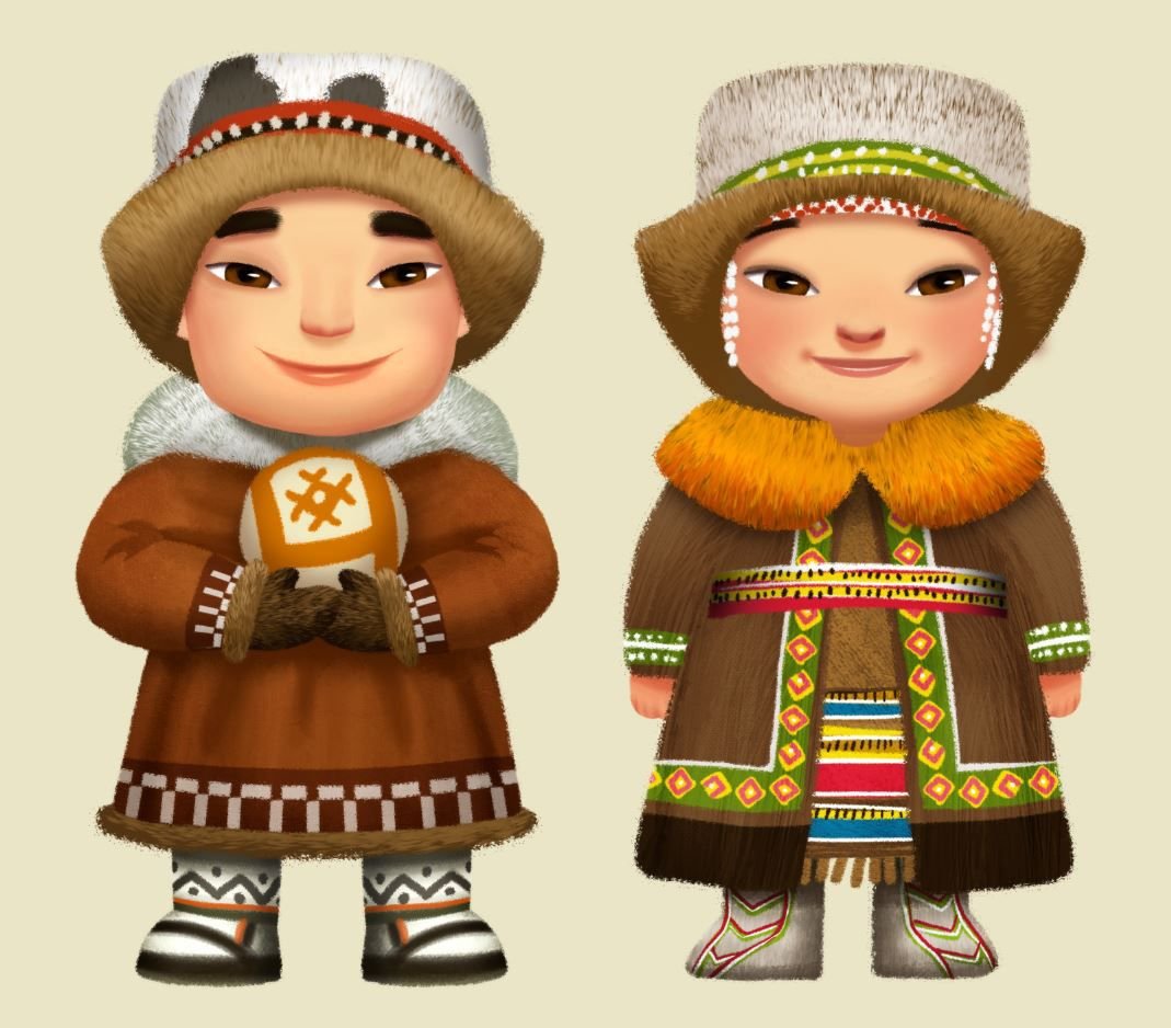 Национальный костюм эскимосов