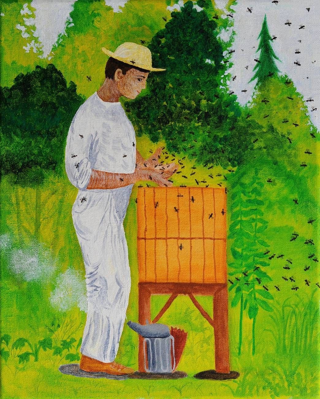 Пчеловод Пасечник картина