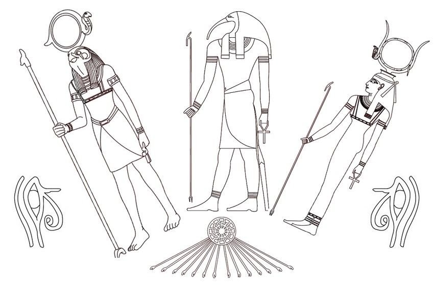 Древнеегипетские рисунки 5 класс. Боги древнего Египта 5 класс рисунок. Древние боги Египта 5 класс рисунок. Египет. Раскраска. Древний Египет раскраска.